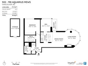 502 - 198 Aquarius Mews, Vancouver, BC V6Z 2Y4 | Aquarius II Photo 4