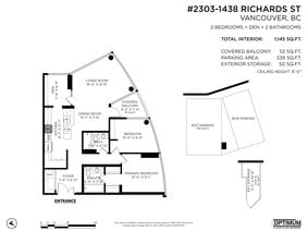 2303 - 1438 Richards Street, Vancouver, BC V6Z 3B8 | Azura 1 Photo 36