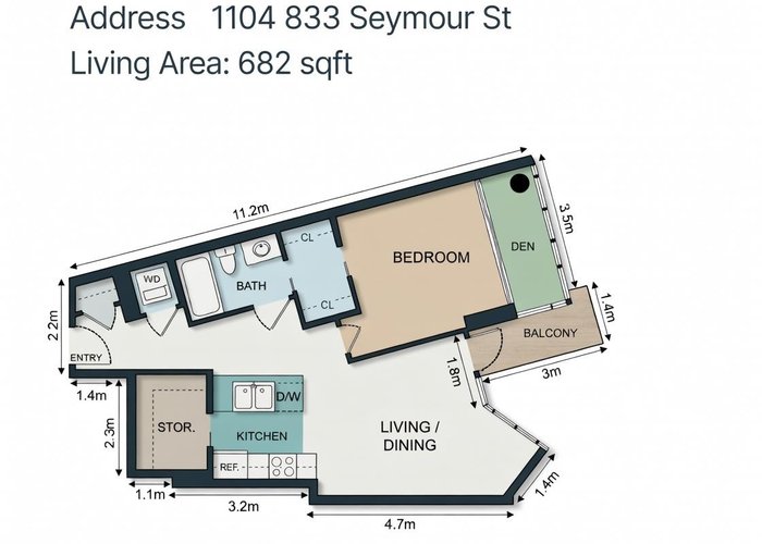 1104 - 833 Seymour Street, Vancouver, BC V6B 0G4 |  Photo 37
