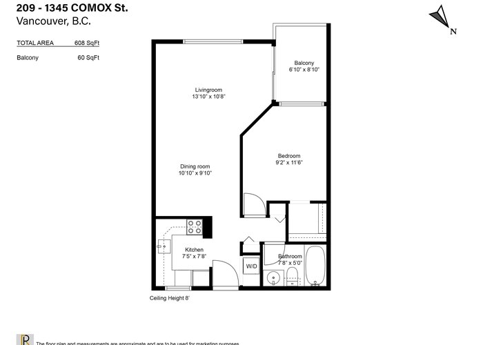 209 - 1345 Comox Street, Vancouver, BC V6E 4E4 |  Photo 23