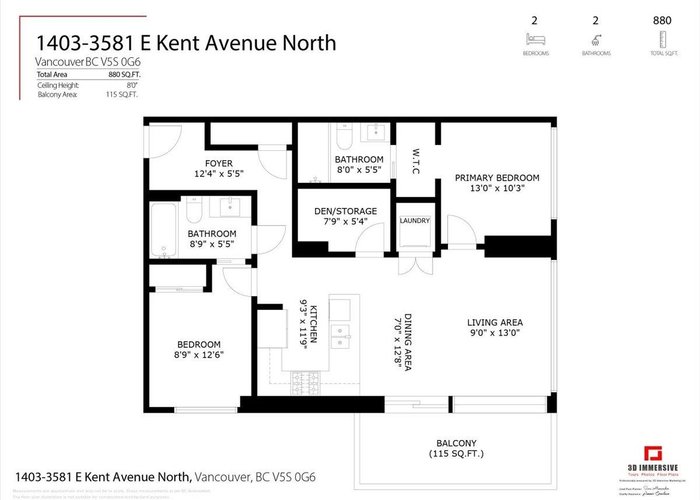 1403 - 3581 Kent Avenue North Avenue, Vancouver, BC V5S 0H6 |  Photo 37