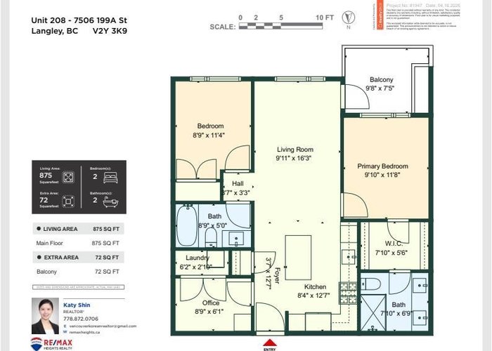208 - 7506 199A Street, Langley, BC V2Y 3K9 |  Photo 43