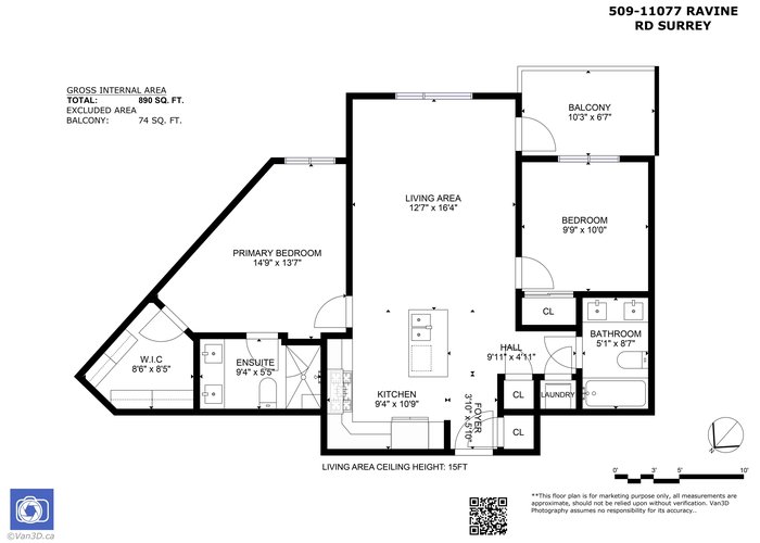 509 - 11077 Ravine Road, Surrey, BC V3T 0R7 |  Photo 24