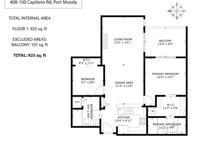 408 - 100 Capilano Road, Port Moody, BC V3H 5M9 |  Photo 42
