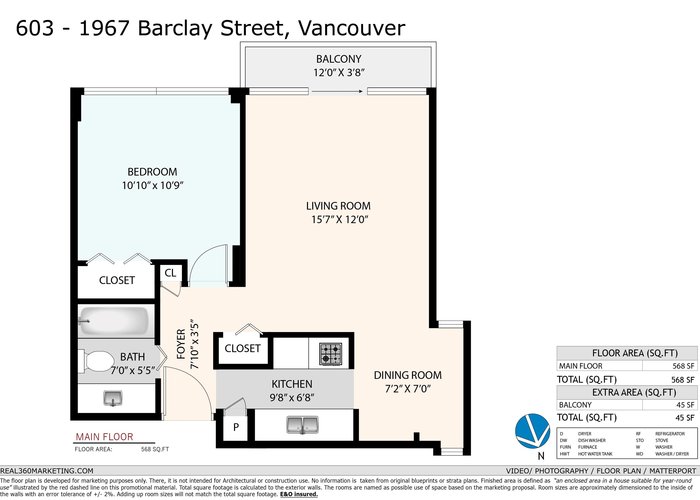 603 - 1967 Barclay Street, Vancouver, BC V6G 1L1 |  Photo 51