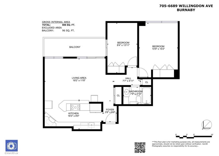 705 - 6689 Willingdon Avenue, Burnaby, BC V5H 3Y8 |  Photo 17