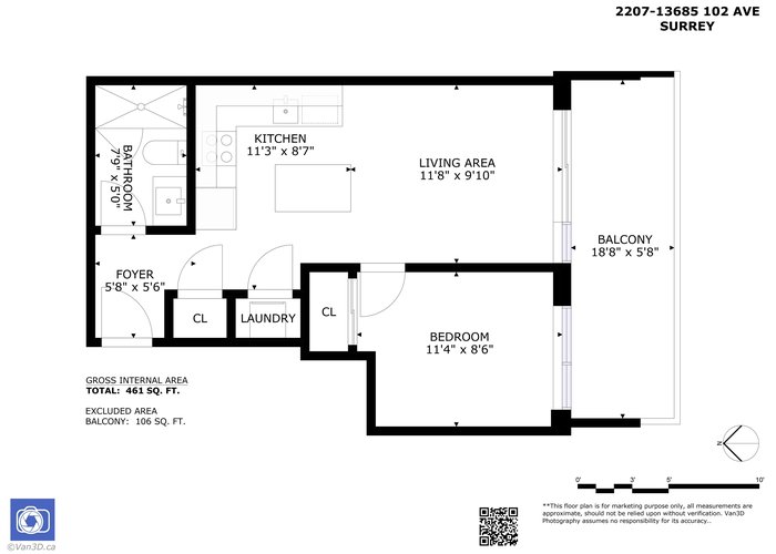 2207 - 13685 102 Avenue, Surrey, BC V3T 1N7 |  Photo 49