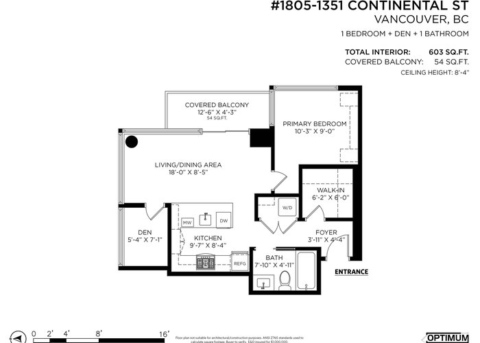 1805 - 1351 Continental Street, Vancouver, BC V6Z 0C6 |  Photo 47