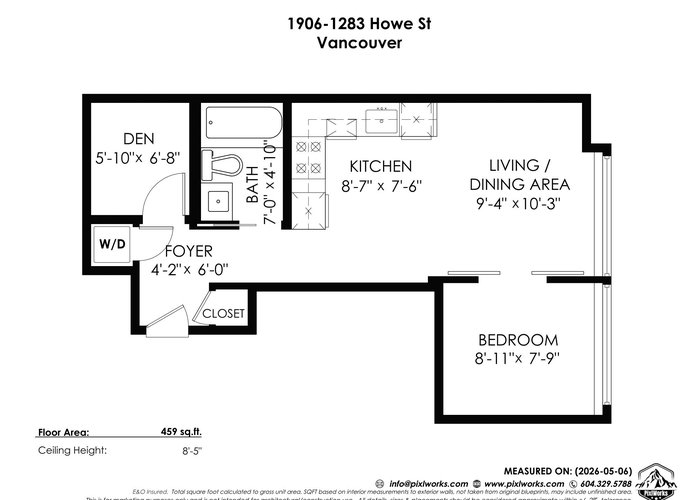 1906 - 1283 Howe Street, Vancouver, BC V6Z 0E3 |  Photo 59