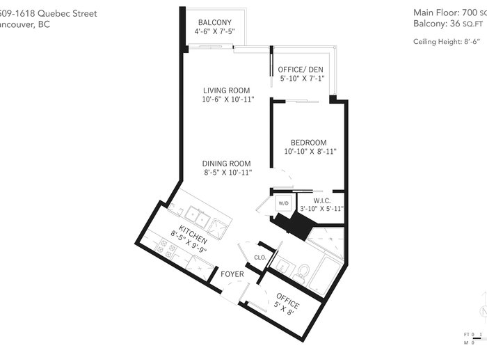 1509 - 1618 Quebec Street, Vancouver, BC V6A 0C5 |  Photo 67