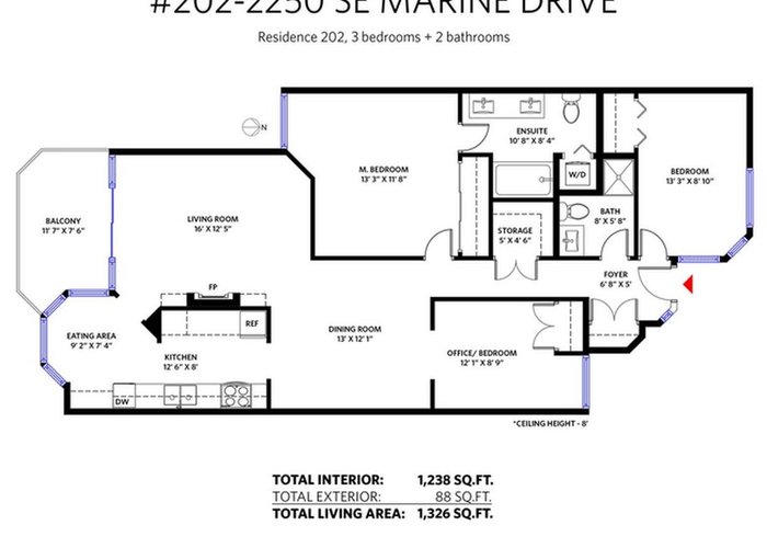 202 - 2250 Marine Drive, Vancouver, BC V5P 2S2 |  Photo 56
