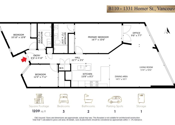 B110 - 1331 Homer Street, Vancouver, BC V6B 5M5 |  Photo 74