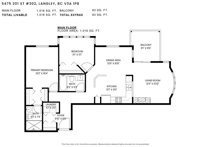 302 - 5475 201 Street, Langley, BC V3A 1P8 |  Photo 45