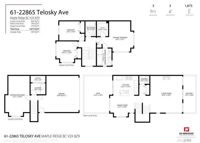 61 - 22865 Telosky Avenue, Maple Ridge, BC V2X 8Z9 |  Photo 63
