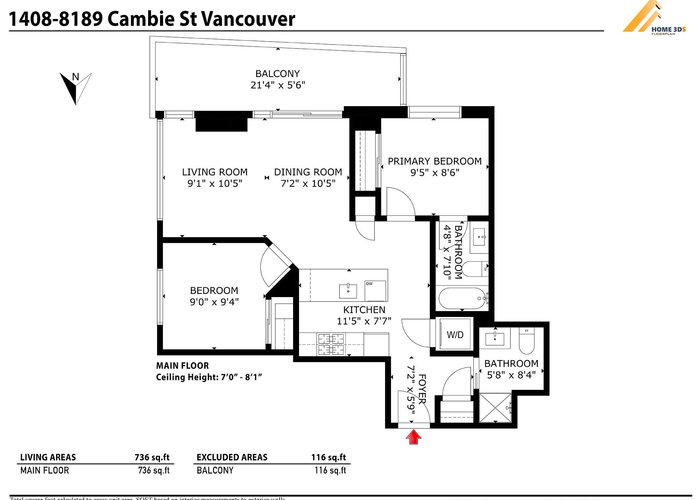 1408 - 8189 Cambie Street, Vancouver, BC V6P 0G6 |  Photo 33