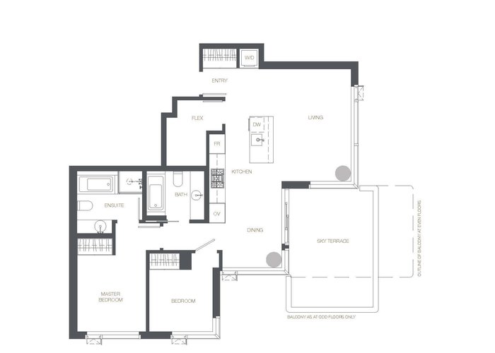 1306 - 1408 Robson Street, Vancouver, BC V6G 0E6 |  Photo 12