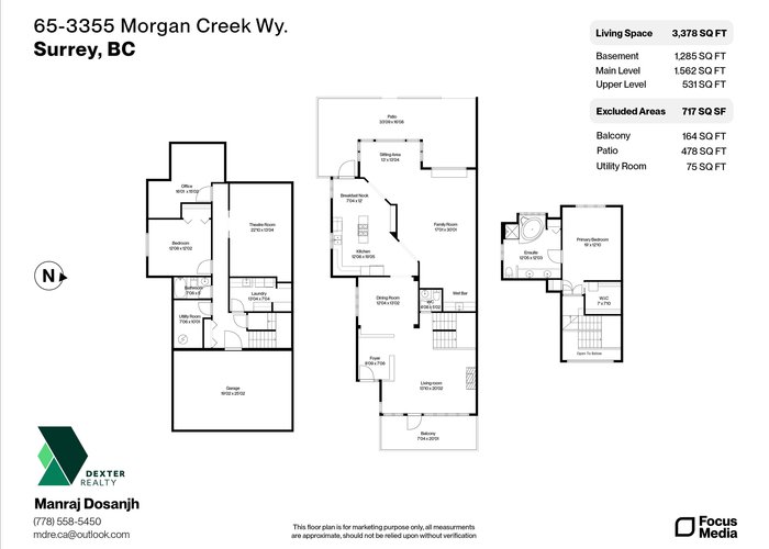 65 - 3355 Morgan Creek Way, Surrey, BC V3Z 0J9 |  Photo 45