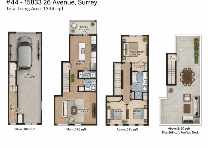 44 - 15833 26 Avenue, Surrey, BC V3Z 2X5 |  Photo 65