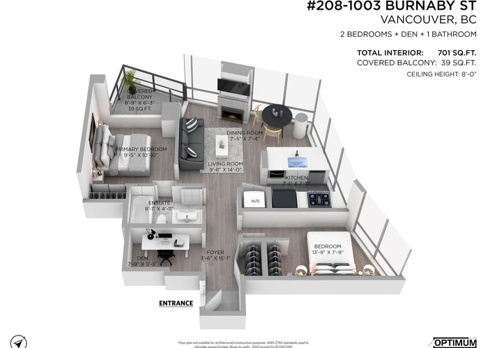 208 - 1003 Burnaby Street, Vancouver, BC V6E 4R7 |  Photo 47