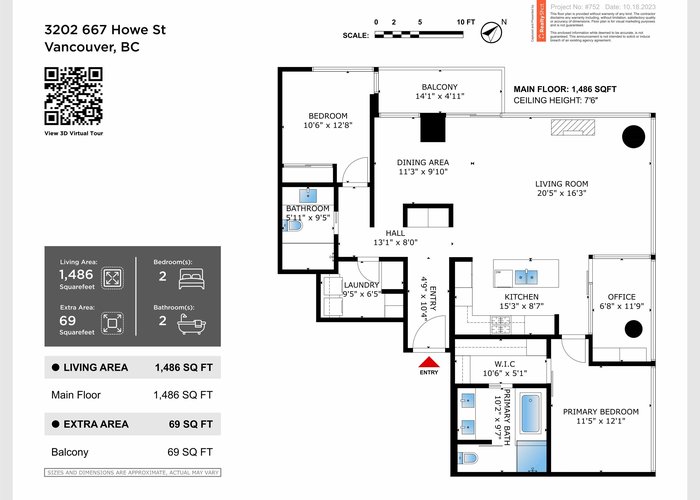 3202 - 667 Howe Street, Vancouver, BC V6C 0B5 |  Photo 75