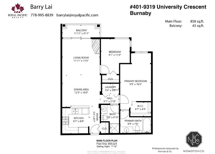 401 - 9319 University Crescent, Burnaby, BC V5A 4Y5 |  Photo 41