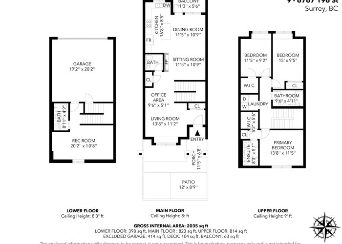 9 - 6767 196 Street, Surrey, BC V4N 6R2 |  Photo 75