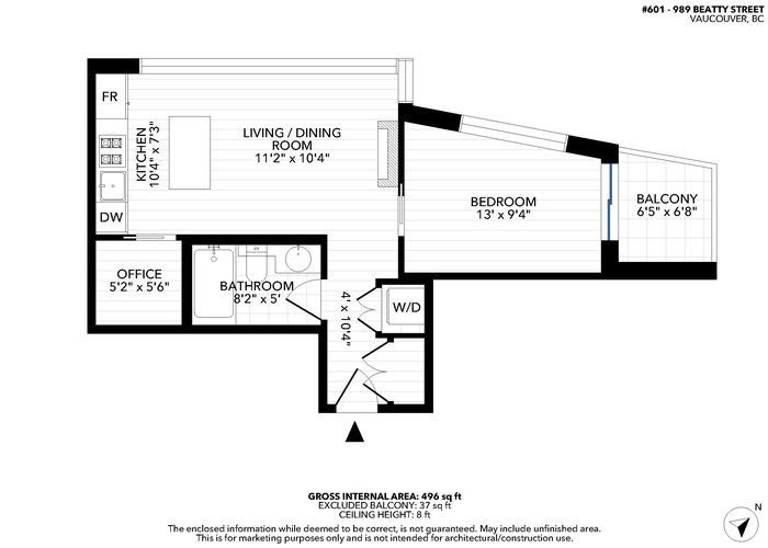 601 - 989 Beatty Street, Vancouver, BC V6Z 3C2 |  Photo 42