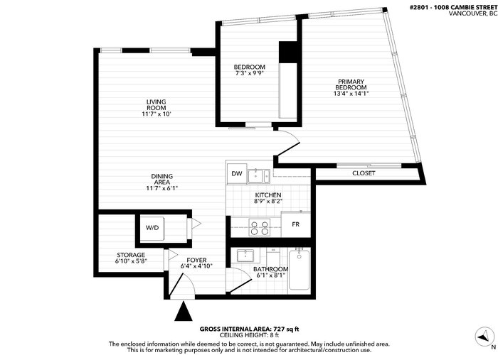 2801 - 1008 Cambie Street, Vancouver, BC V6B 6J7 |  Photo 73