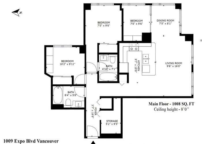 1207 - 1009 Expo Boulevard, Vancouver, BC V6Z 2V9 |  Photo 75