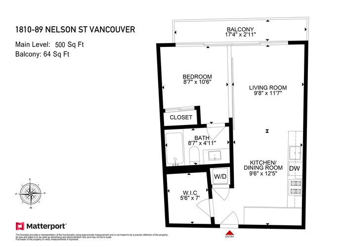 1810 - 89 Nelson Street, Vancouver, BC V6Z 0E7 |  Photo 55