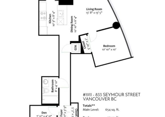1911 - 833 Seymour Street, Vancouver, BC V6B 0G4 |  Photo 37