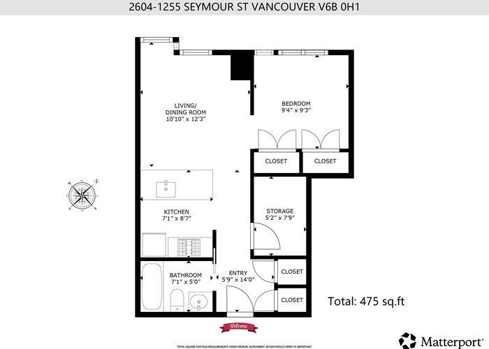 2604 - 1255 Seymour Street, Vancouver, BC V6B 0H1 |  Photo 36