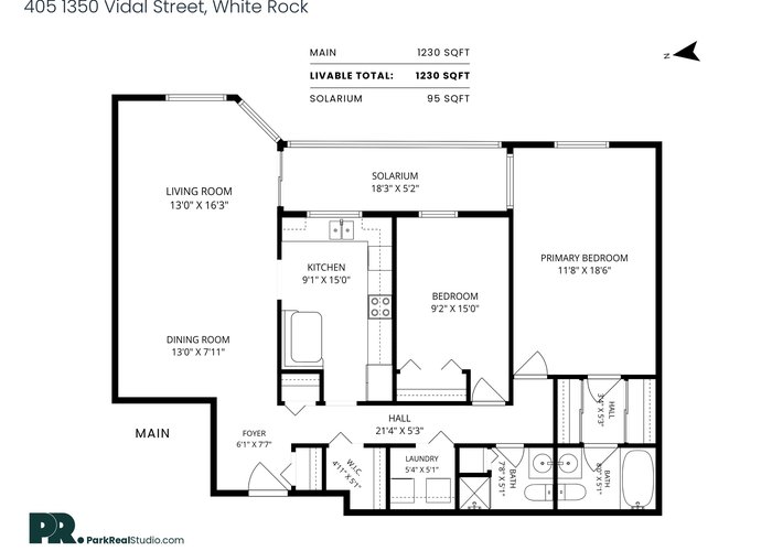 405 - 1350 Vidal Street, White Rock, BC V4B 5G6 |  Photo 54