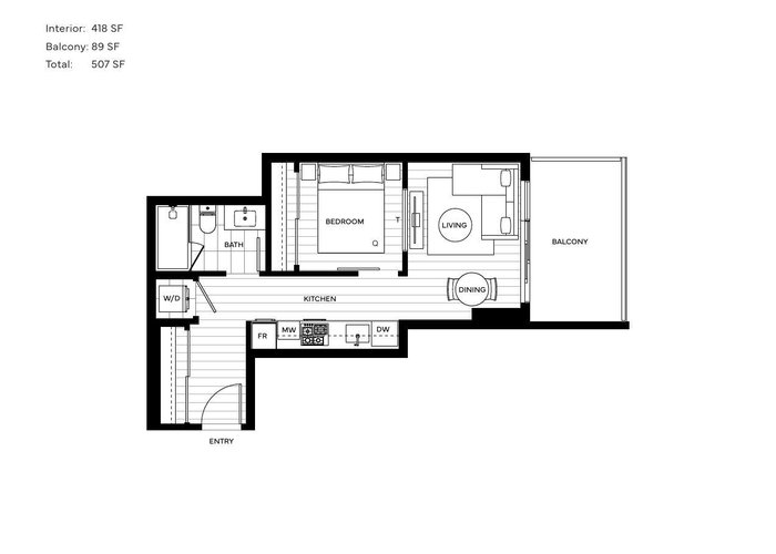 701 - 4538 Dawson Street, Burnaby, BC V5C 4C1 |  Photo 3