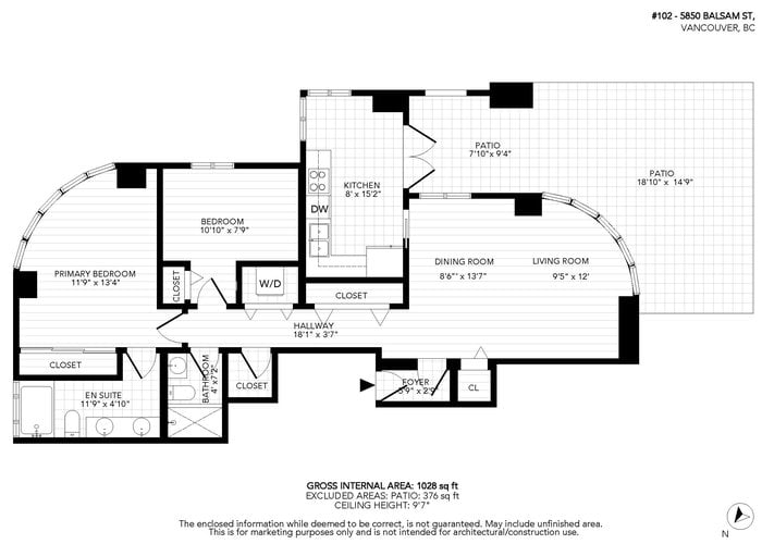 102 - 5850 Balsam Street, Vancouver, BC V6M 4B9 | The Claridge Photo 67