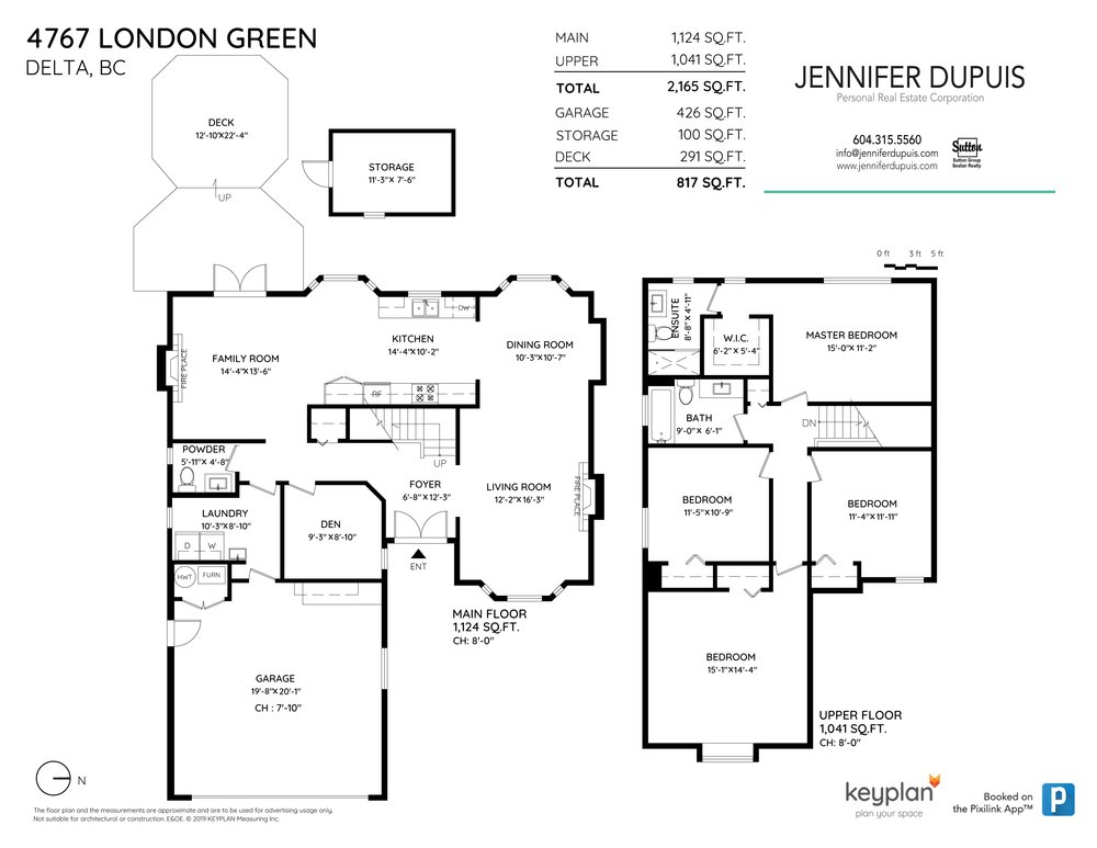 Floor Plan for a 4 Bedroom House in 