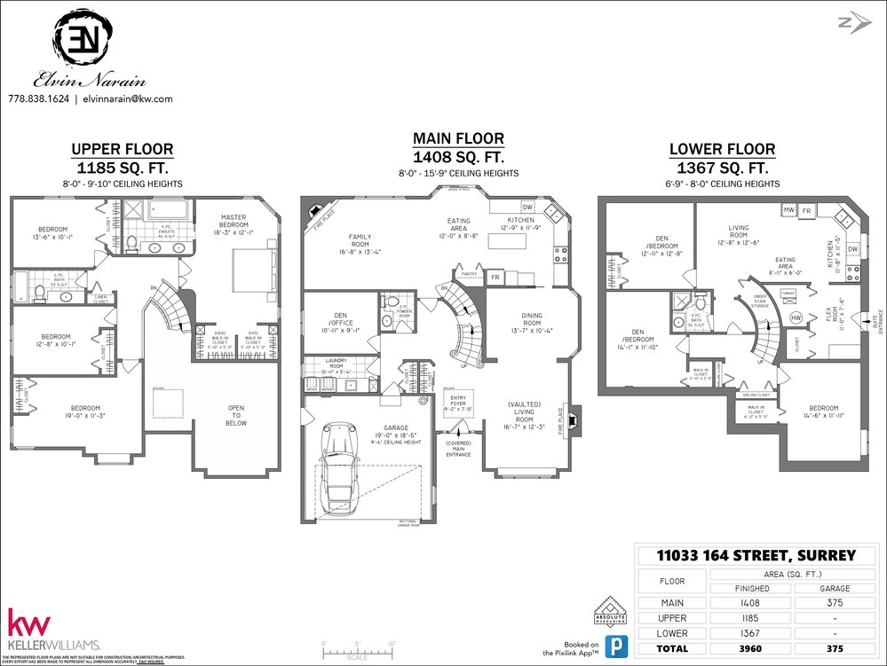 Floor Plan for a 7 Bedroom House in 
