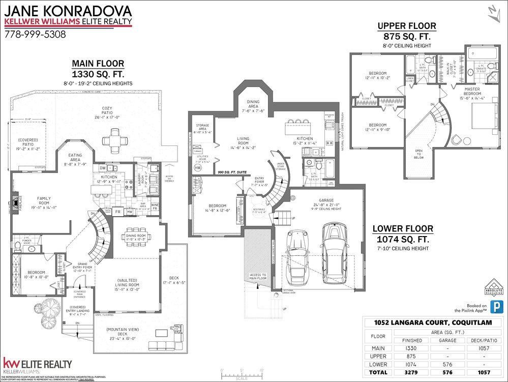 Floor Plan for a 5 Bedroom House in 