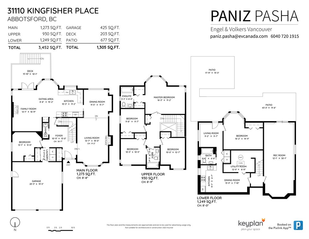 Floor Plan for a 6 Bedroom House in 