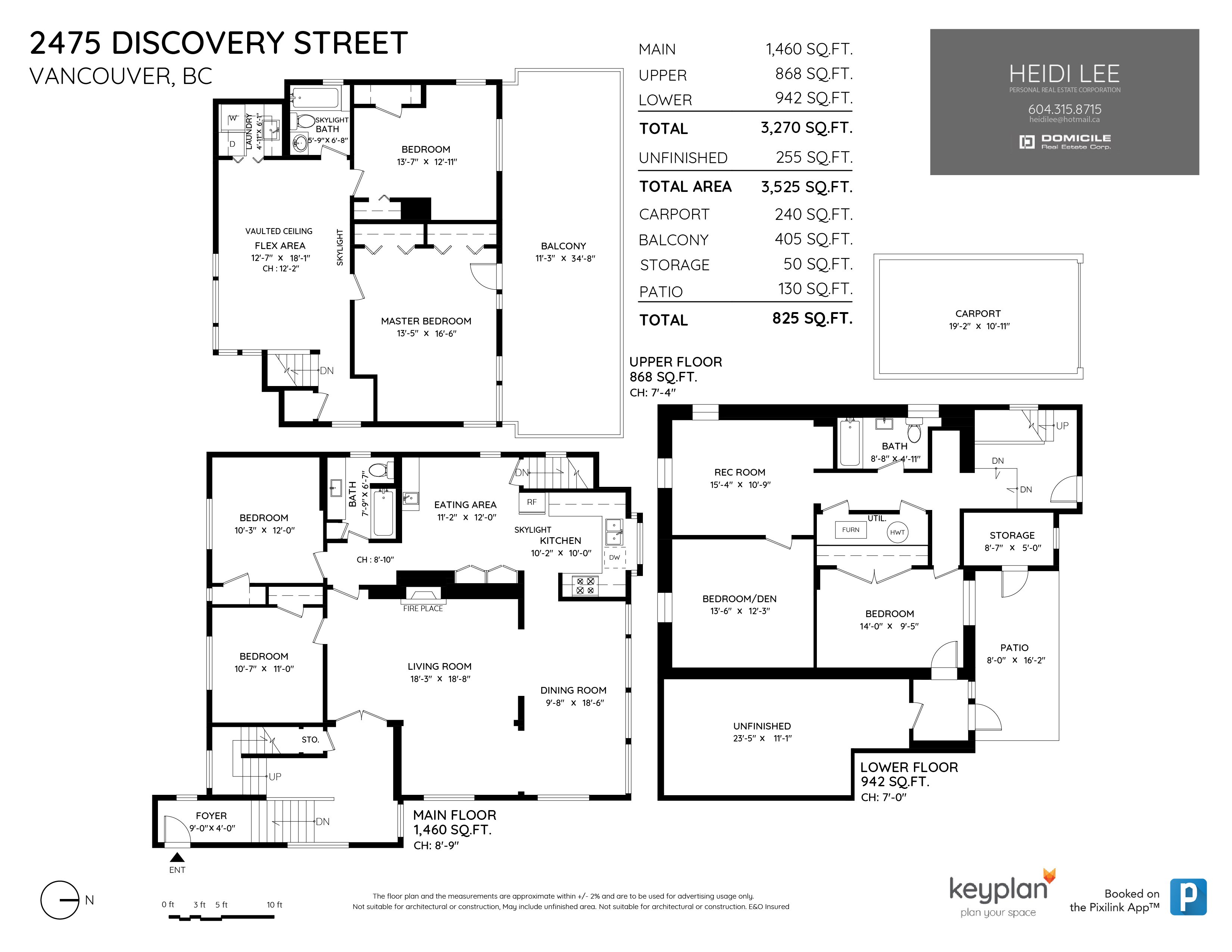 2475 Discovery Street, Vancouver - HD Photos & Floor Plan - SOLD by Heidi  Lee
